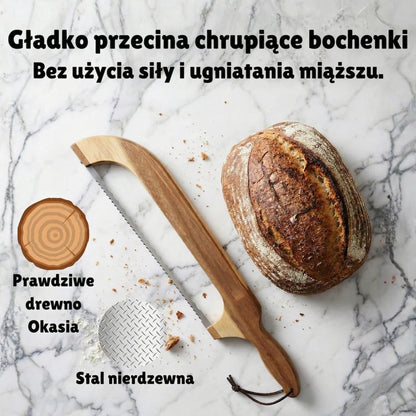 Nóż do Chleba z Ząbkowanym Ostrzem